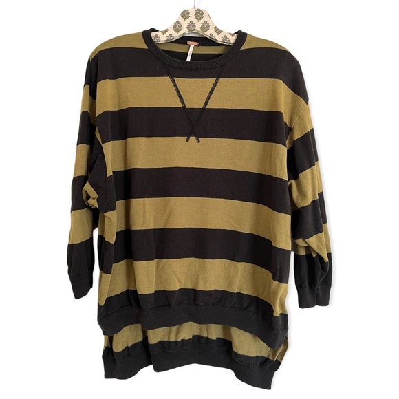 Free People Surfin On Your Stripe Stripe Sweater - Picture 5 of 5